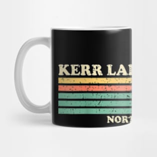 Vintage Retro Summer Fishing North Carolina Kerr Lake T-Shirt Mug